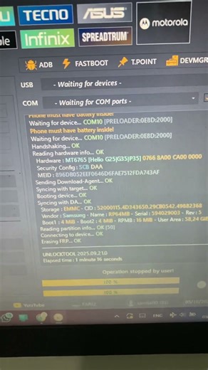 Frp samsung a03s via unlock tool