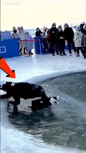 How to escape A snow pit 😱 #facts #shorts #viral ‪@MrBeast‬