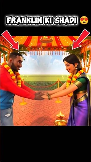 Franklin ki shaadi 😍|indan bike driving 3d|#shorts #gta5 #gaming#ib3d