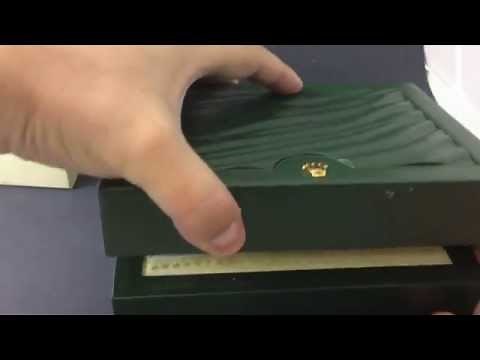 LUXURY WRIST WATCH BOXES - The Rolex New Green Box