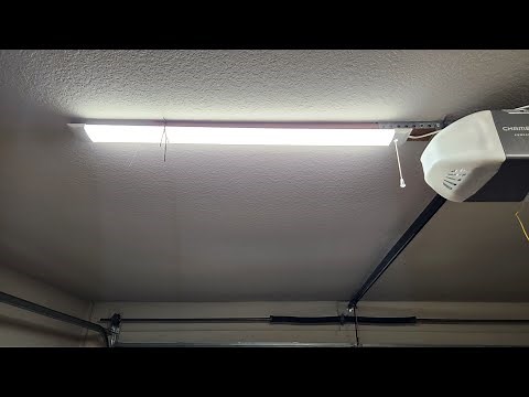 $15 led shop light, walmart hyper tough - review