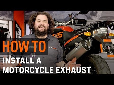 How To Install a Motorcycle Exhaust at RevZilla.com