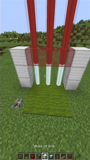 Laser Door In MINECRAFT #shorts #minecraft