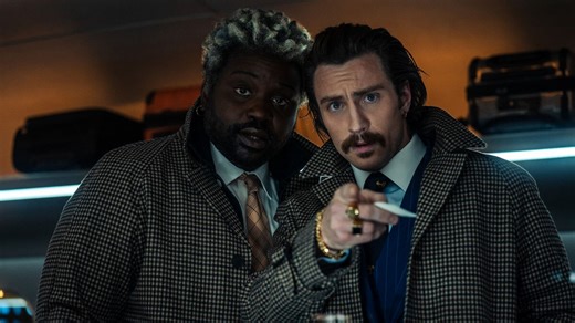 Aaron Taylor-Johnson, Brian Tyree Henry are the Twin Assassins in “Bullet Train”