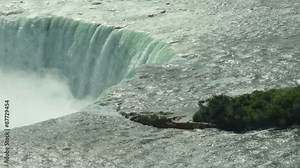 Tumbling water from Niagara Falls