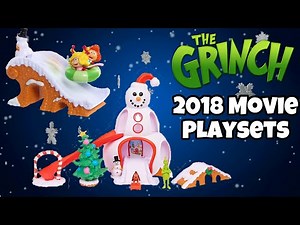 Grinch Movie 2018 Toys and Playsets | Who-ville Collection Set, Who-ville Town Square and More!