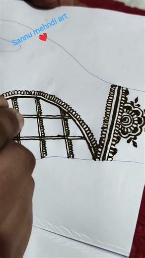 unique simple back hand design 💫