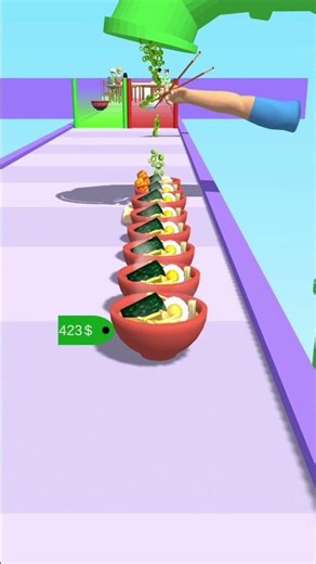Ramen Noodles Stack Run 3D #games #shorts #viral #gameplay