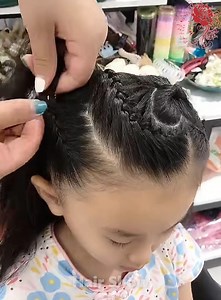 31K views · 439 reactions | Heart-shaped braids and fish lines detailed instructions | Hair Show | Facebook