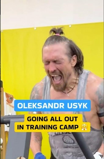 Usyk pushing harder than ever before his Egypt fight 🔥 #boxing #usyk #training