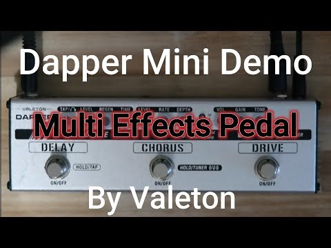 Dapper Mini Multi-effects Pedal Affordable & Beginner-Friendly Demo (No Post Effects/Honest Review)