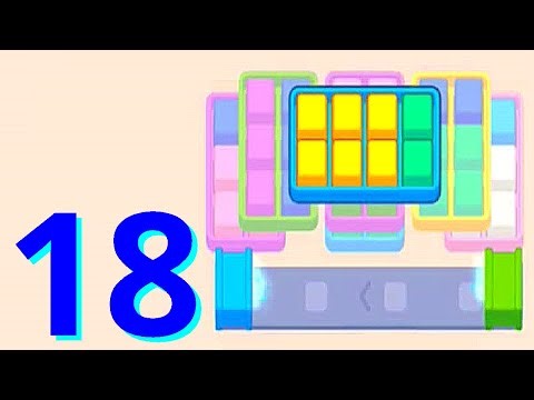 🟨 Color Cube Match: Sort Puzzle 🟩 GAMEPLAY Part 18 Levels 58-59 (Android, iOS)