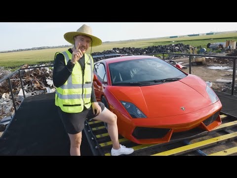 Lamborghini Vs World's Largest Shredder