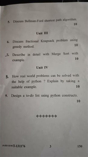 Msc cs Nep data structure and algorithms using python