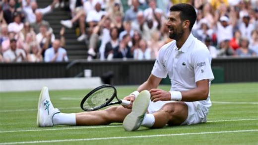 Djokovic storms into round of 16 with 100th win at Wimbledon
