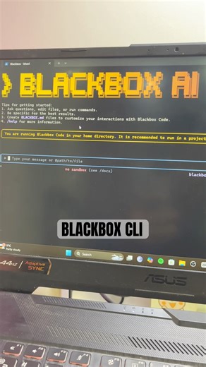 AI CLI that writes code in seconds! 😳🔥 #blackboxai