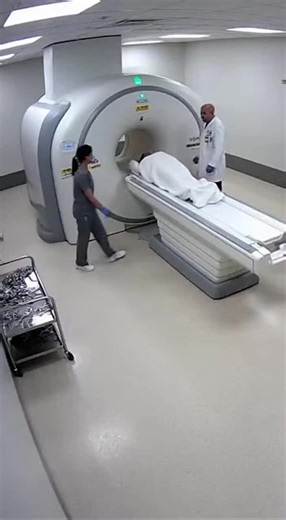 MRI Machine Accident Caught on Hospital CCTV