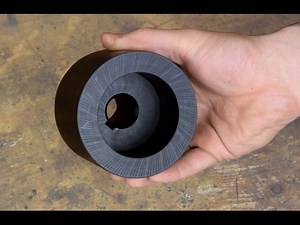 Machining Delrin (POM) Belt Grinder Wheels using a Drill Press
