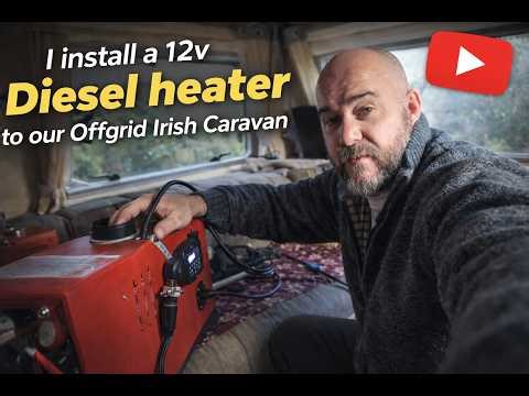 Installing a portable 12 volt diesel heater into a caravan