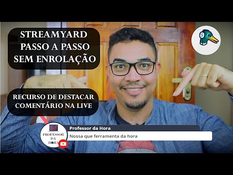 Como usar o Streamyard - Passo a passo sem enrolação