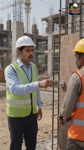 Bina Cover Block Column Dhal Diya?! 😱 #shorts #column #construction #rcc #civilengineering