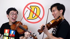 if we play a D, the video ends (Bach Double Violin Concerto in D) | Twoset Violin