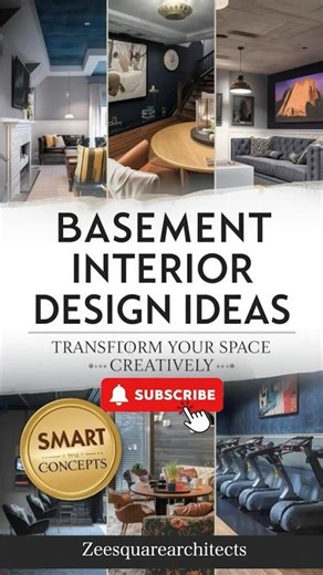 Basement Interior Design Ideas | Stylish, Functional & Cozy Spaces (2026) #shorts #design
