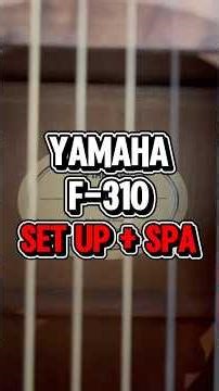 Set Up YAMAHA F-310 #กีตาร์โปร่งไฟฟ้า #เซ็ตอัพกีตาร์ #srmusicshop