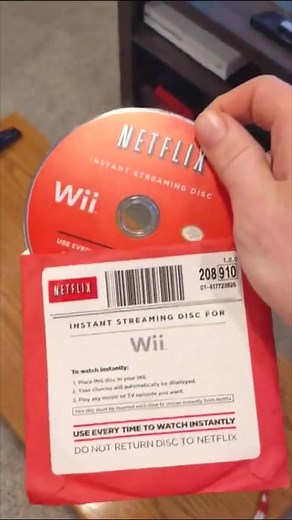 Netflix's Streaming Disk for Nintendo Wii #nintendo #Wii #nintnedowii