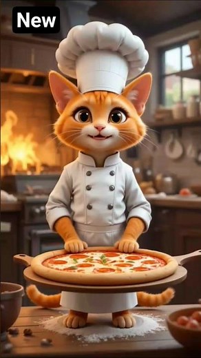 The Pizza Cat: How a Cute Chef Cat Made the World’s Most Beautiful pizza 🍕