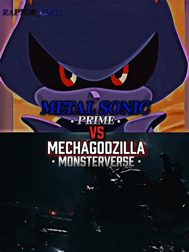 Metal Sonic VS MechaGodzilla #naoflopa #metalsonic #mechagodzilla #edit