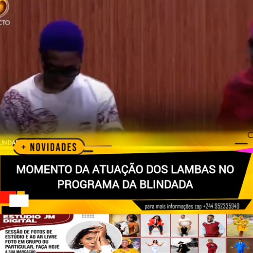 4.7K reactions · 68 shares | Os Lambas com linda performance no programa da Blindada | Damarcamusicso Novidades | Facebook