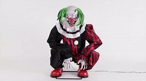 Amazon.com: Animated Crouching Red Clown Prop, Halloween Decorations, Haunted House Props, Creepy Clowns, Evil Clowns, Circus, Carnival : Patio, Lawn & Garden