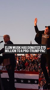 35K views · 39 reactions | Elon Musk is going all-in on Donald Trump, donating $75 million over the summer to the pro-Trump America PAC, Federal Elections Commission filings show. While Musk previously shared his support for Obama, Clinton and Biden administrations, as well as donating to politicians on both sides of the aisle, now he’s made a sharp turn in support of the GOP led by the former president. @evystadium reports. | WIRED | Facebook