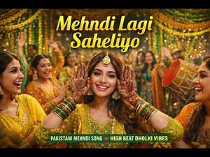 Mehndi Lagi Saheliyo | Beautiful Mehndi Wedding Song | Bridal Dance | Pakistani Wedding Music