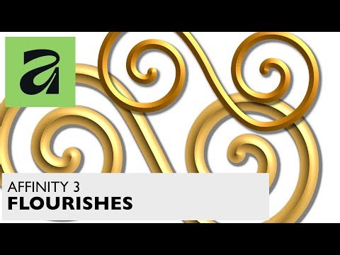 AFFINITY 3 Create Flourish Embellish Shapes | How To Canva