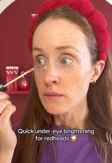 Brightening Concealer for Redheads with Skincare Benefits