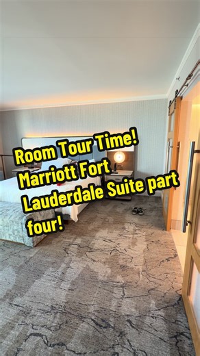 Room Tour Time! Marriott Fort Lauderdale Suite part four! #Marriott #FortLauderdale #Hotel
