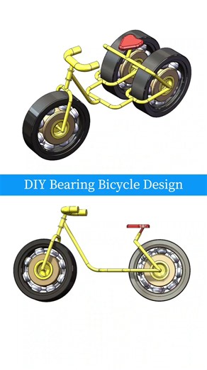 ✅Why Buy Parts? Making a High-Performance Bike with DIY Bearings! 🚲💥