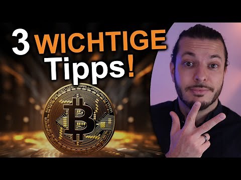 DAS solltest du wissen wenn du BITCOIN kaufst! | 3 WICHTIGE Tipps!