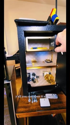 RXDSAFE Large Safe Box with Digital Keypad, Electronic Lock, Smart Alarm System, and Dual Security