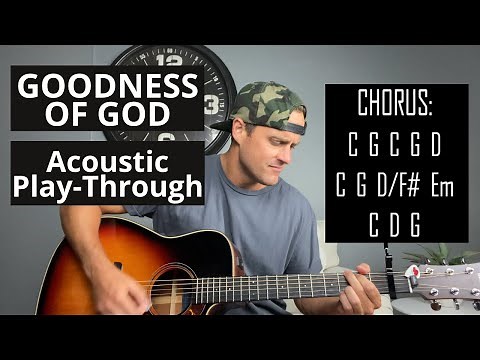 Bethel Music | Jenn Johnson | GOODNESS OF GOD | Acoustic Guitar Tutorial & Play-Through