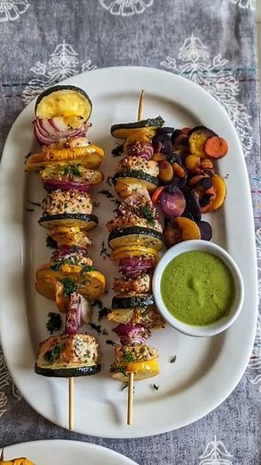 Salmon Kebabs, so delectable; all the flavors came together well. By Chefsinghcooking