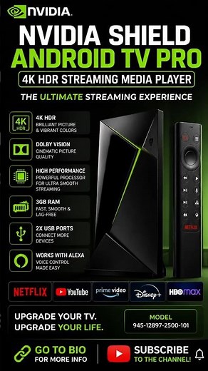 “NVIDIA Shield TV Pro 🔥 The Ultimate 4K Streaming Device (2026)”
