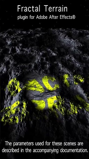 NEW: Fractal Terrain for After Effects