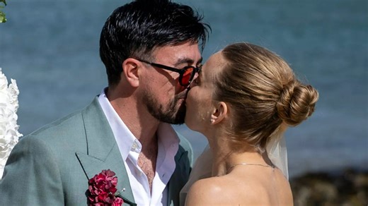 Becky Hill secretly marries boyfriend with dog as ring bearer and 'Glasto' party