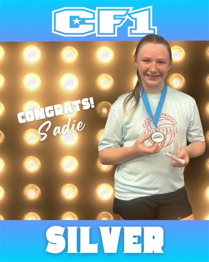 Help us congratulate SADIE on leveling up to SILVER! 拾 #cheerforceone #tumbleacademy | Cheer Force One - Mississippi | Facebook