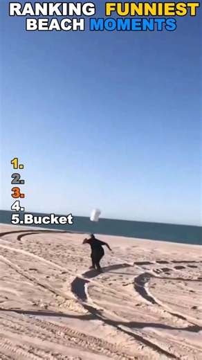 Ranking The FUNNIEST Beach Moments! #funny #funnyvideo #moments