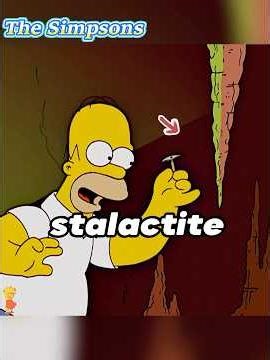 Homer tapped the karst cave #thesimpsons #funnyvideo #cartoon