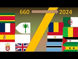 Evolution of ALL AFRICAN Flags throughout History (661-2024)